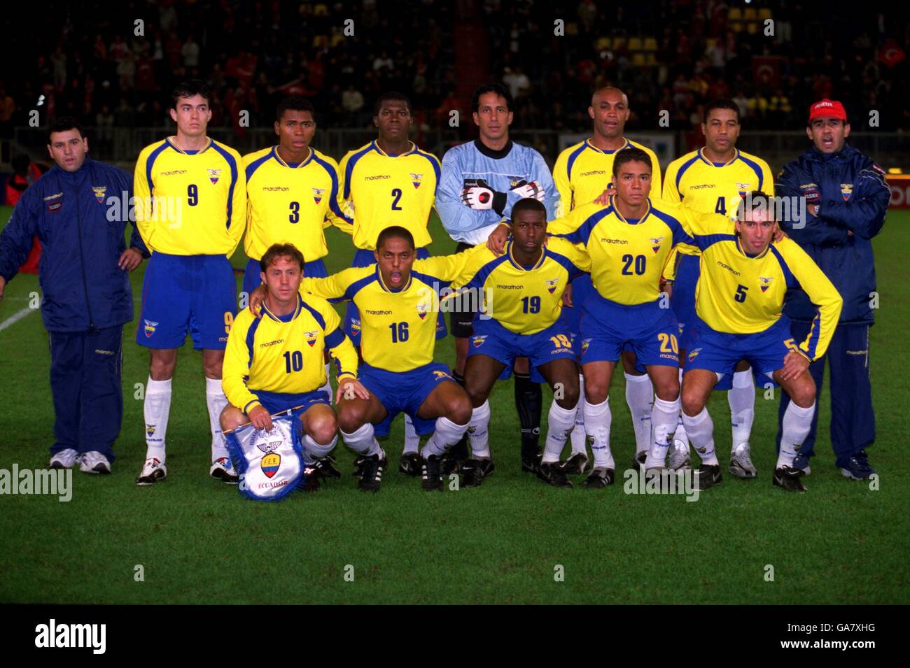 International Soccer - Friendly - Turkey v Ecuador. Ecuador team group Stock Photo