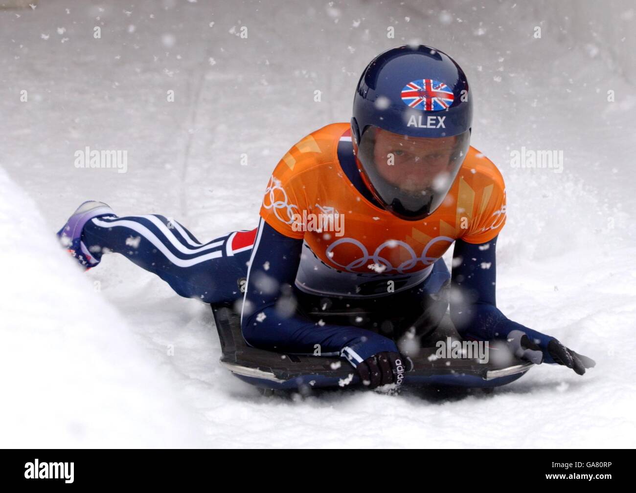 Winter Olympics Salt Lake City 2002 Skeleton Women Stock Photo Alamy