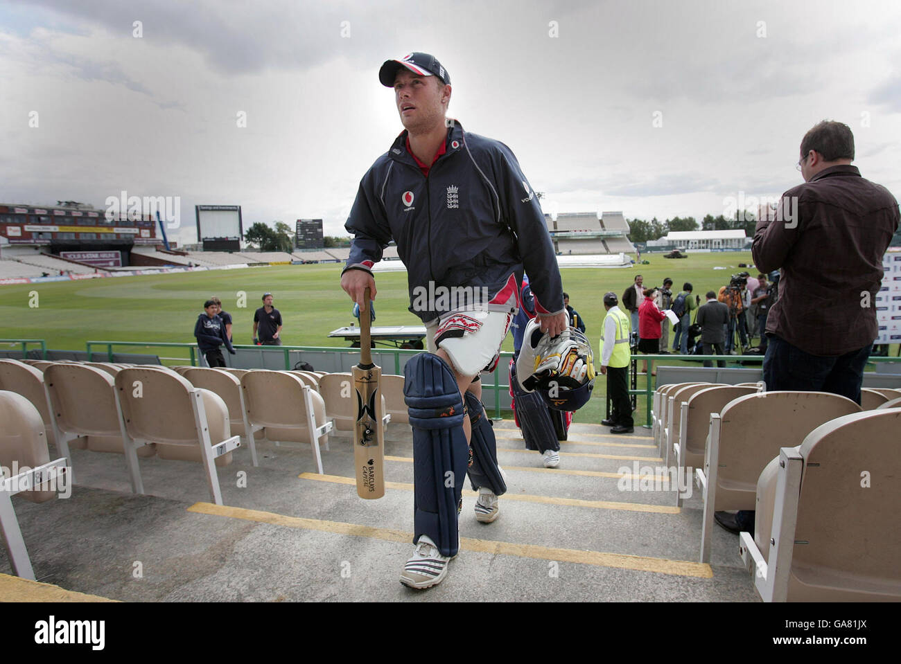 Cricket - England Training Session - Old Trafford Stock Photo