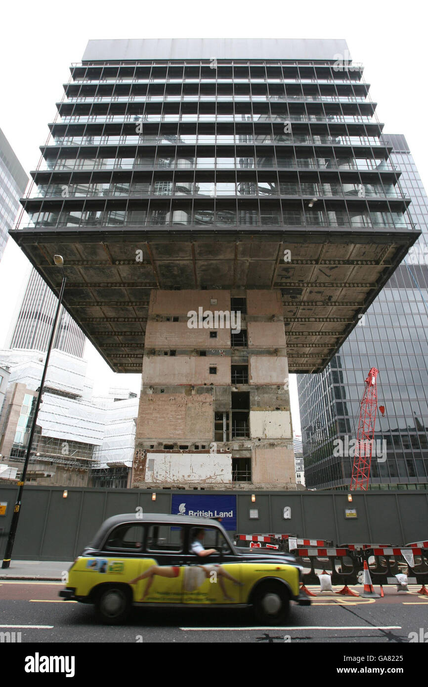 Demolition of the old P&O building Stock Photo