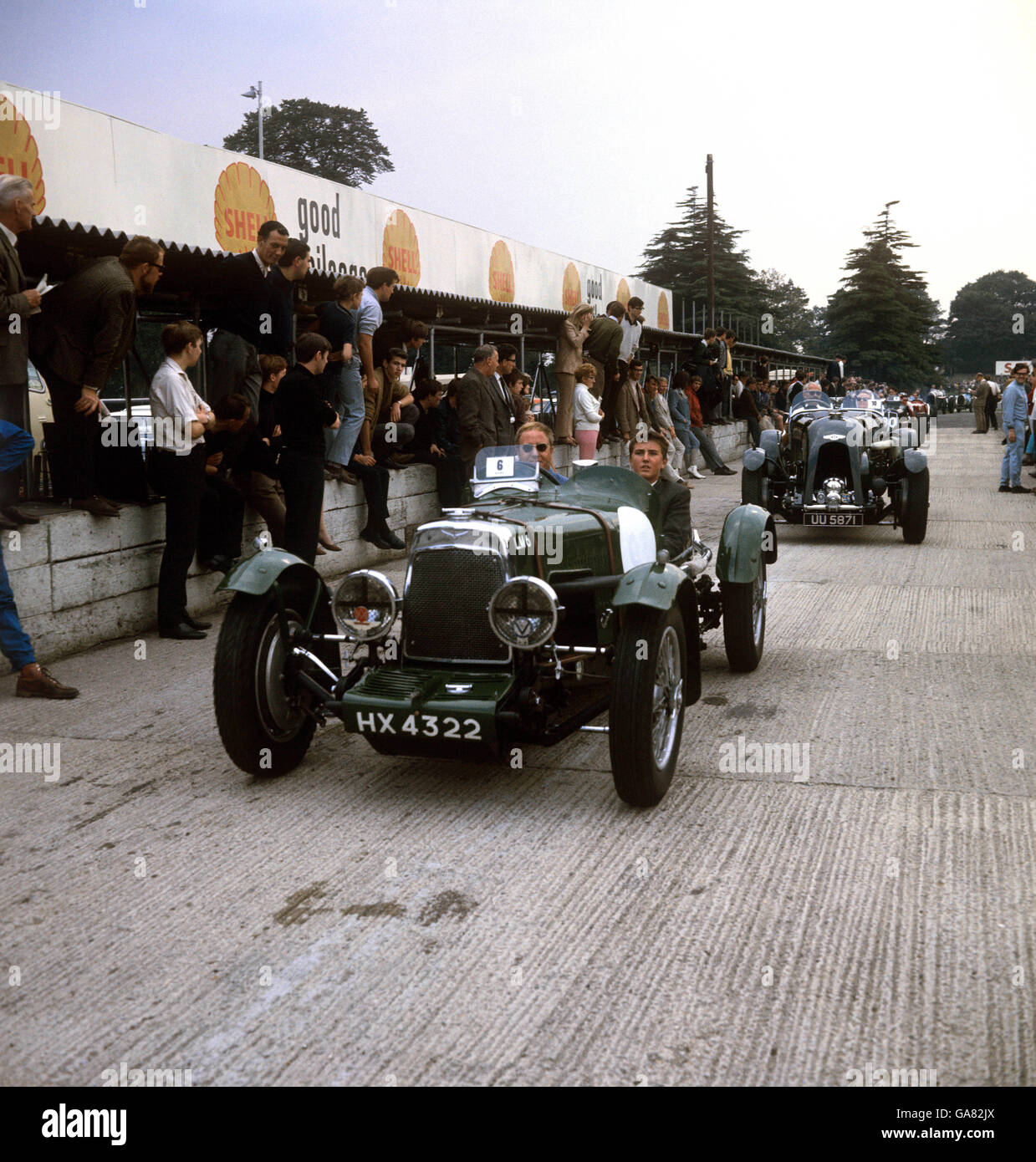 Motor Sport - Vintage Racing Car - Crystal Palace Stock Photo
