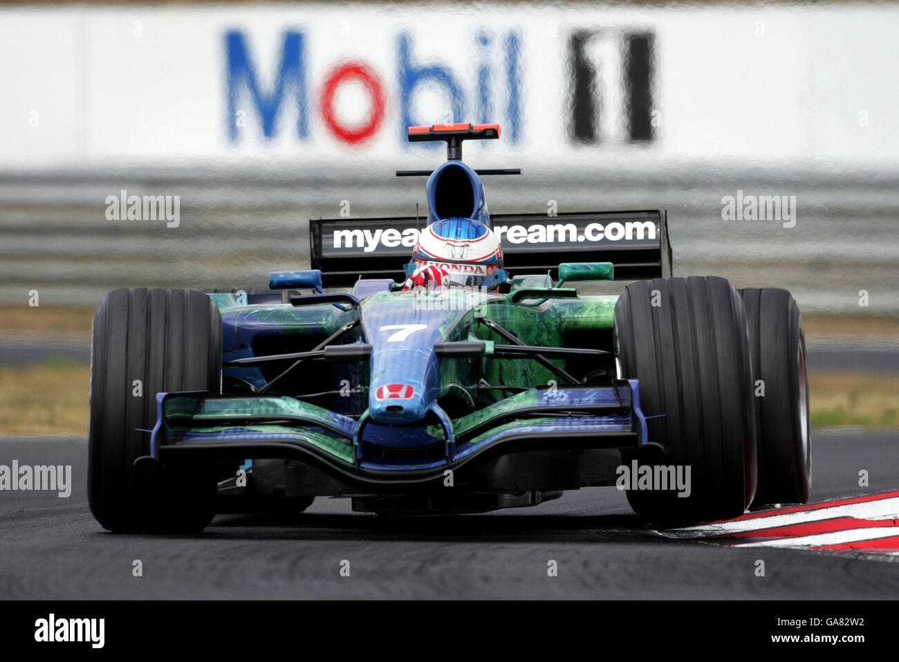 Jenson Button During The Hungarian Grand Prix At The Hungaroring Jenson Button During The Hungarian Grand Prix At The Hungaroring
