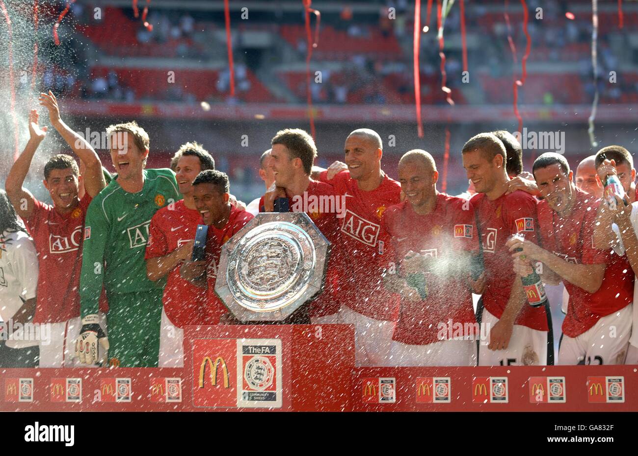 Soccer Community Shield Chelsea V Manchester United Wembley