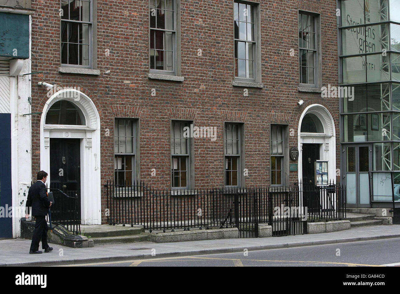 STANDALONE Photo. The building in Dublin's Harcourt street where the