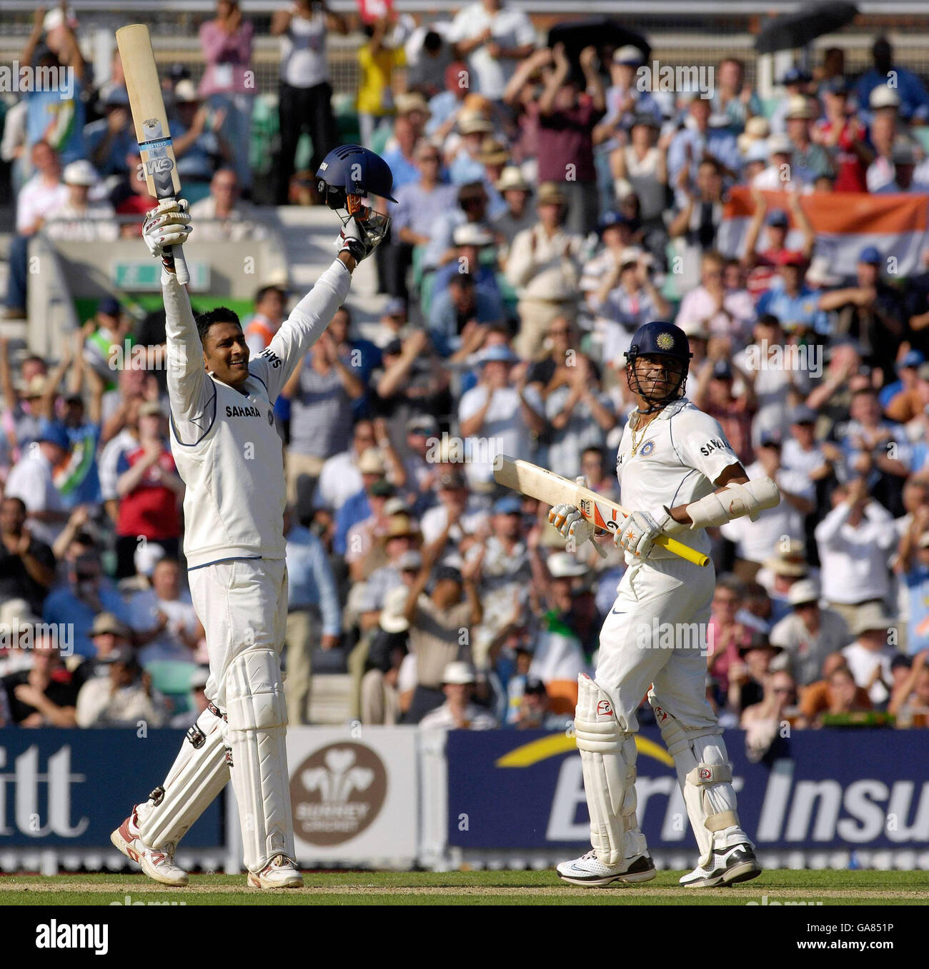 Cricket - npower Third Test - England v India - Day Two - The Brit Oval Stock Photo