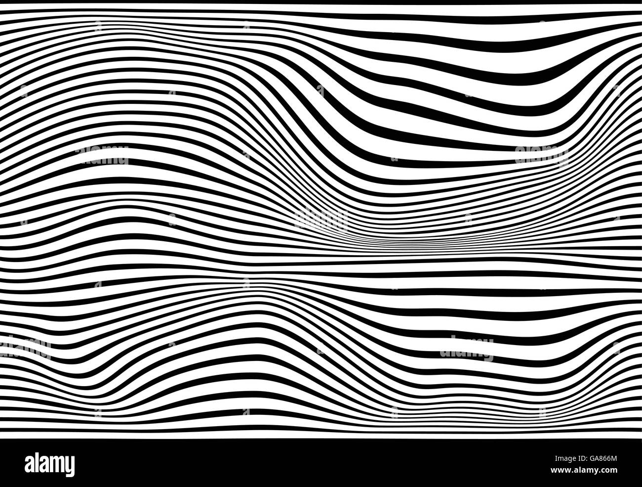 Striped abstract background. black and white zebra print. Vector ...