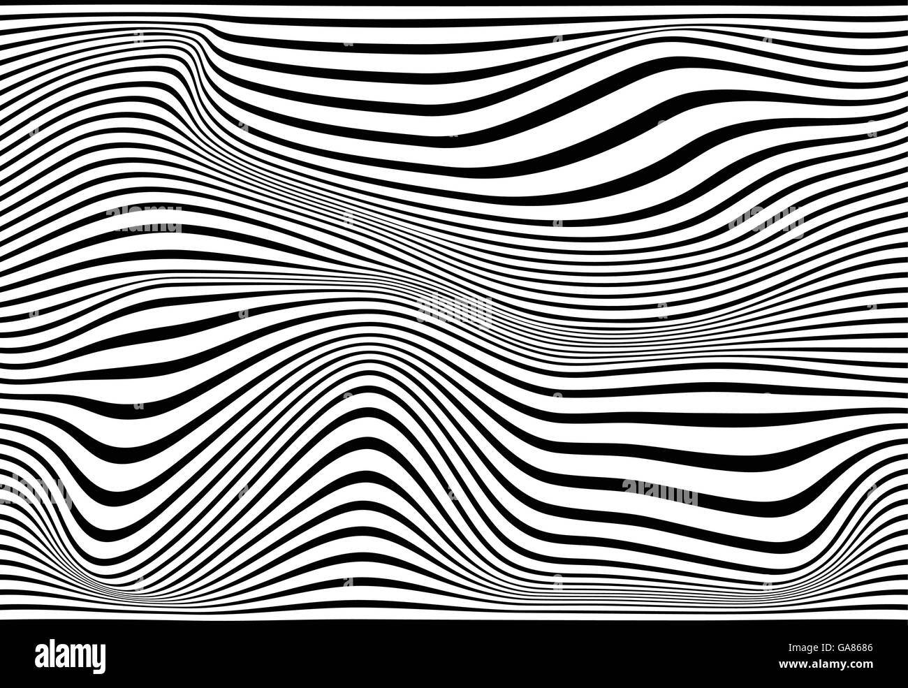 Striped abstract background. black and white zebra print. Vector ...