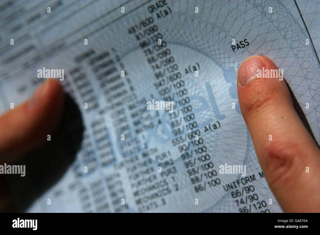 Alevel students results hi-res stock photography and images - Alamy