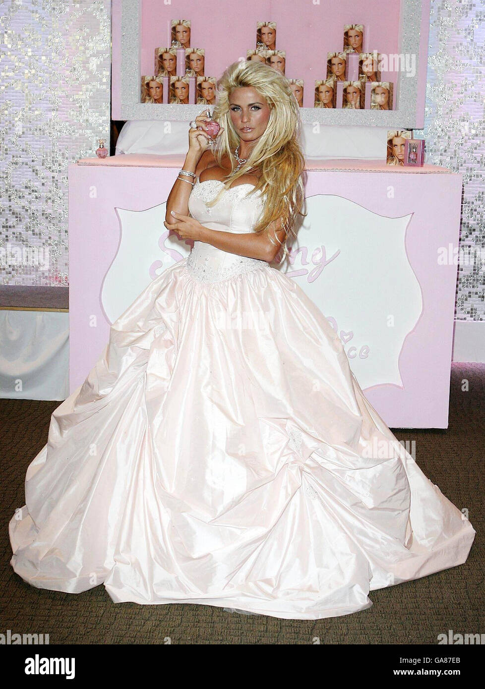 Katie price launches new perfume stunning hires stock photography and