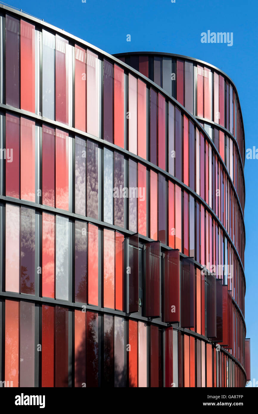 Europe, Germany, North Rhine-Westphalia, Cologne the office building Cologne Oval Offices by the architects Louisa Hutton und Pr Stock Photo