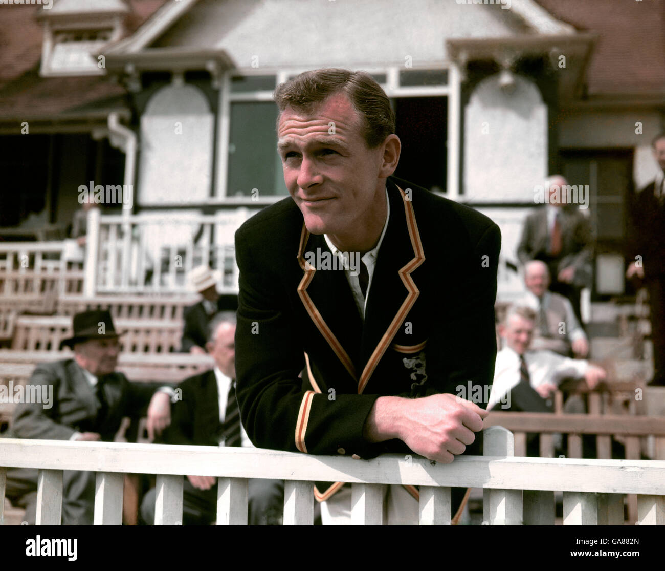Cricket - Worcestershire County Cricket Club - Photocall. Peter Richardson, Worcestershire circa 01/01/1956 Stock Photo