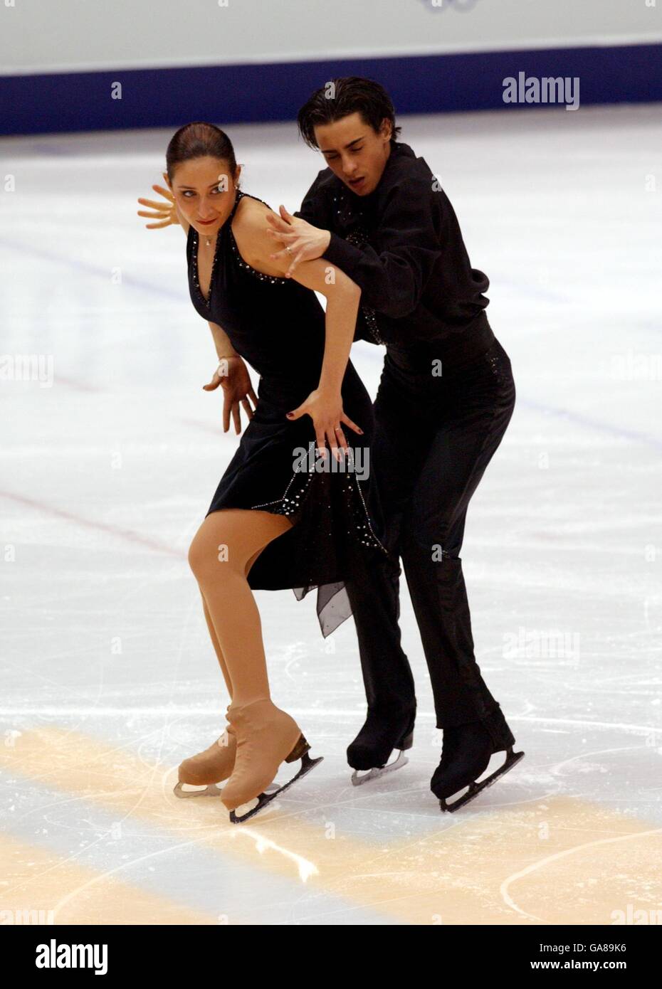 Italy's Federica Faiella and partner Massimo Scali in action during their  compulsory dance routine Stock Photo - Alamy