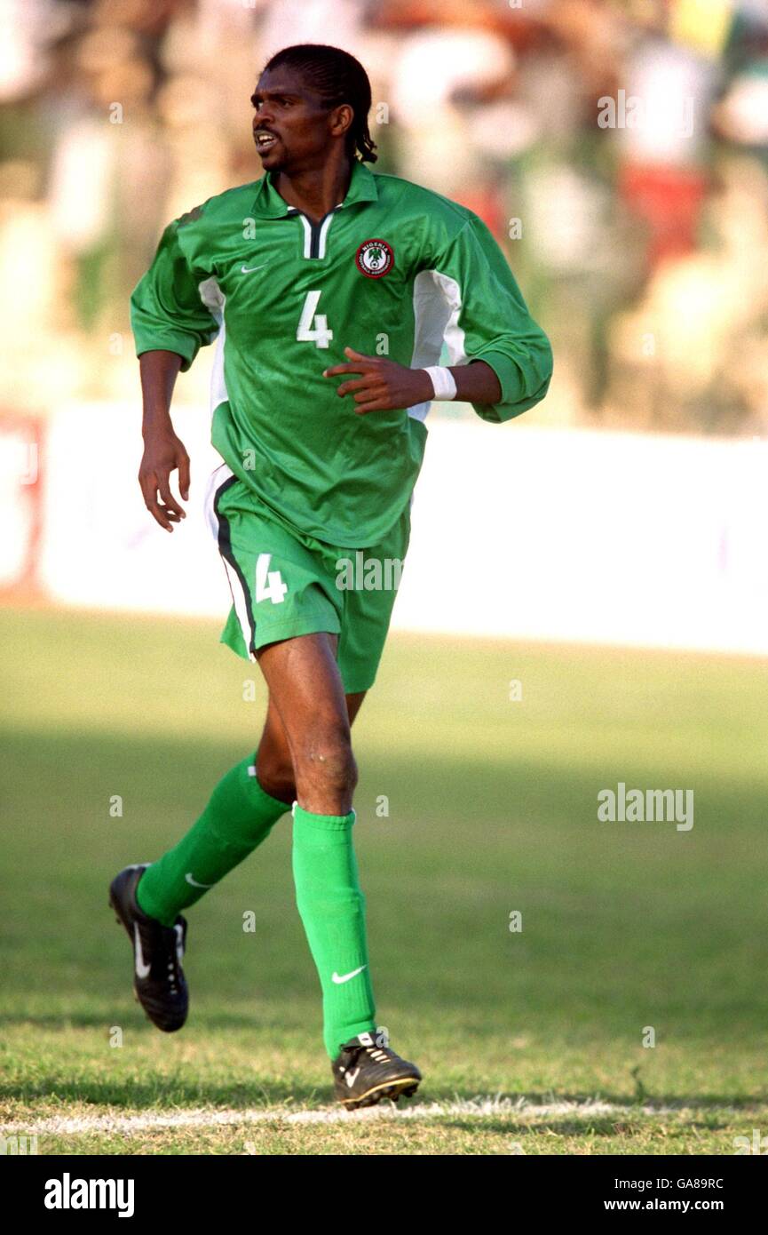 Soccer - African Nations Cup Mali 2002 - Semi Final - Nigeria v Senegal. Nwankwo Kanu, Nigeria Stock Photo