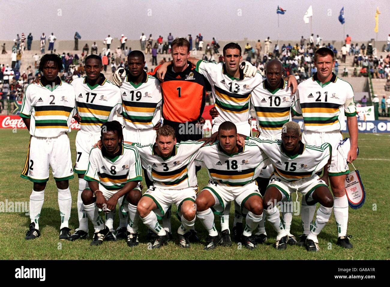 Soccer African Nations Cup Mali 2002 Group B South Africa v