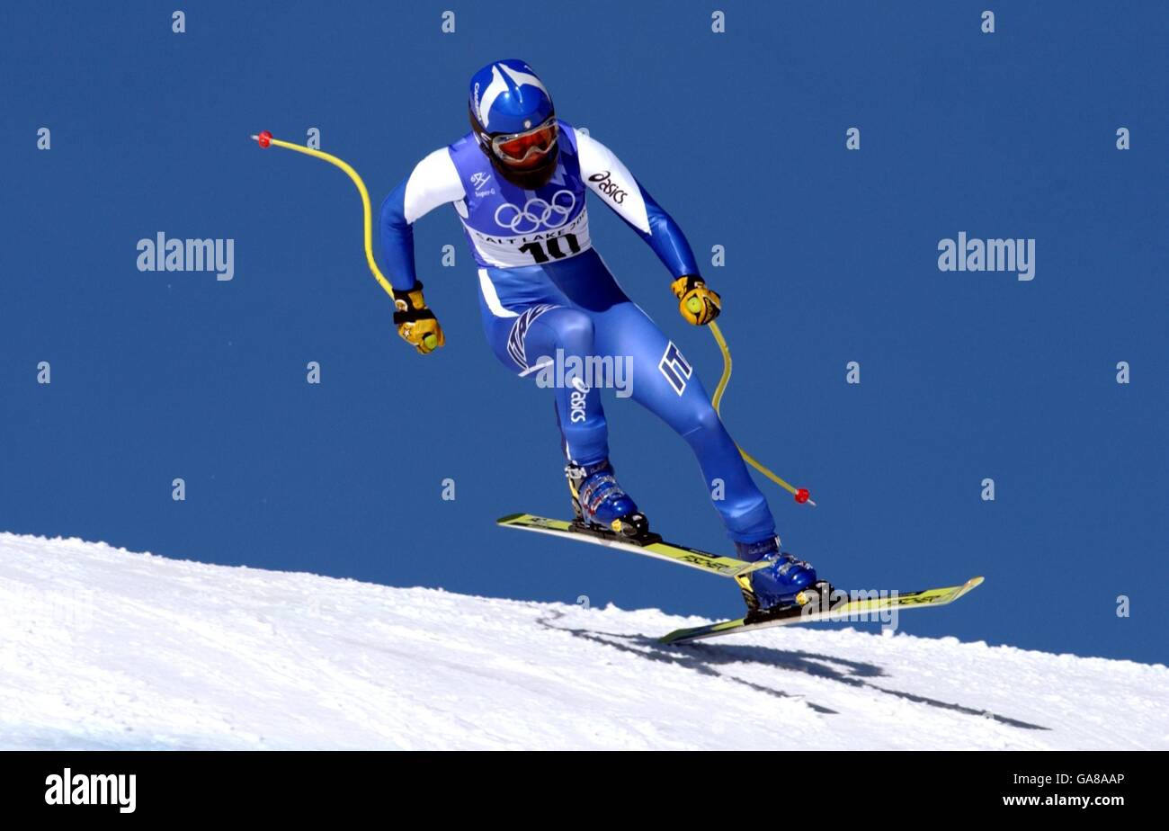 Winter Olympics - Salt Lake City 2002 - Alpine Skiing - Women's Super G Stock Photo