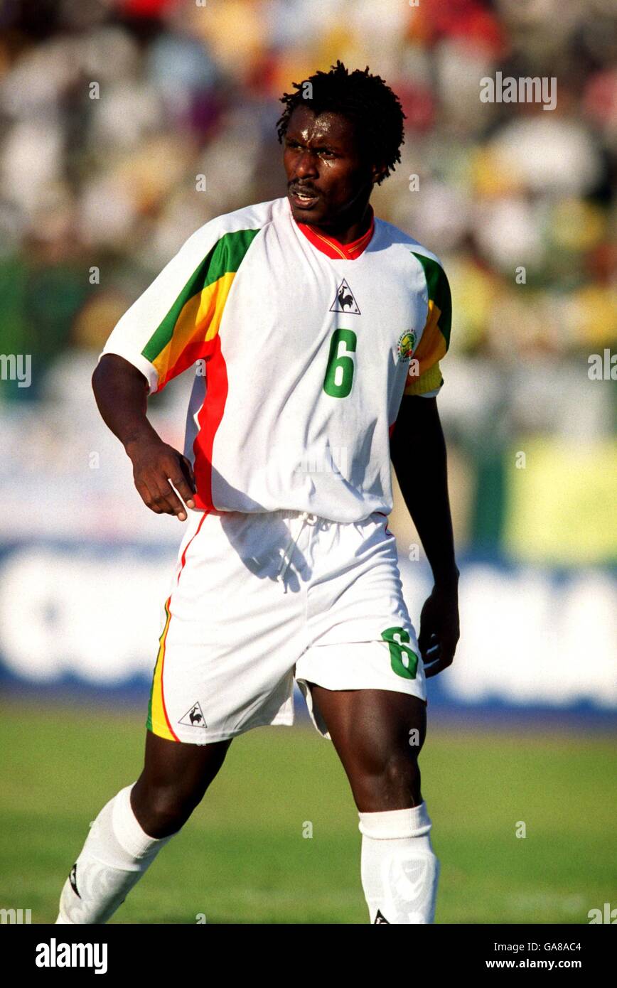 Soccer - African Nations Cup Mali 2002 - Semi Final - Nigeria v Senegal. Aliou Cisse, Senegal Stock Photo