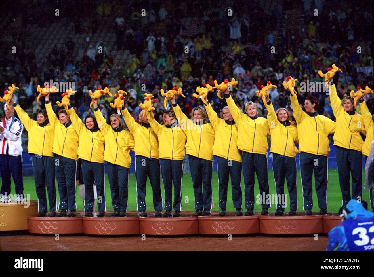 Sydney 2000 Olympic Games Womens Softball Final Stock Photo Alamy