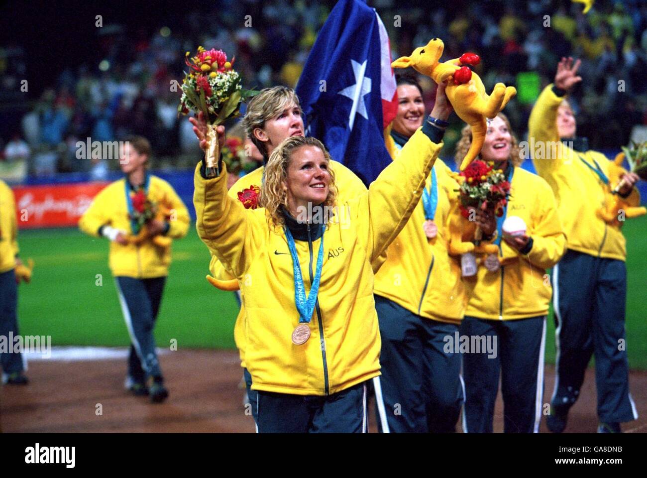 Sydney 2000 Olympic Games Womens Softball Final. The Australian