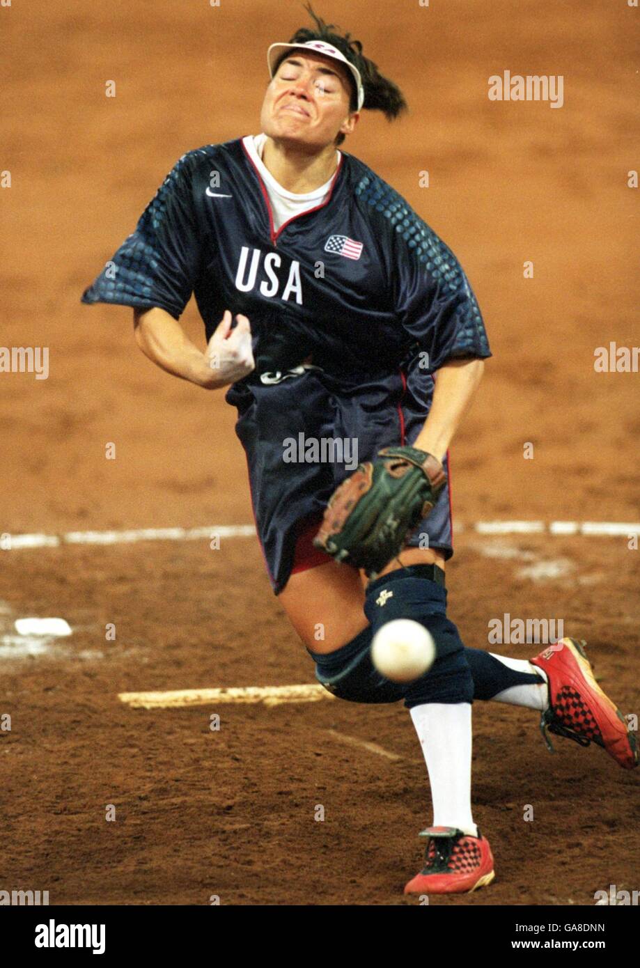 Sydney 2000 Olympic Games Womens Softball Final Stock Photo Alamy