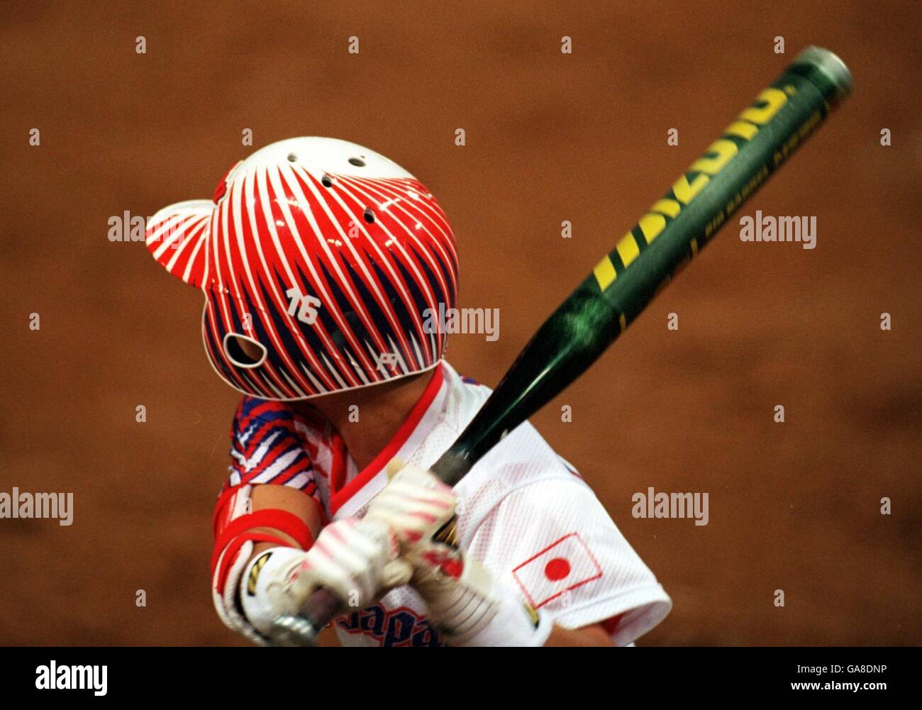 Sydney 2000 Olympic Games Womens Softball Final. Batting Stock
