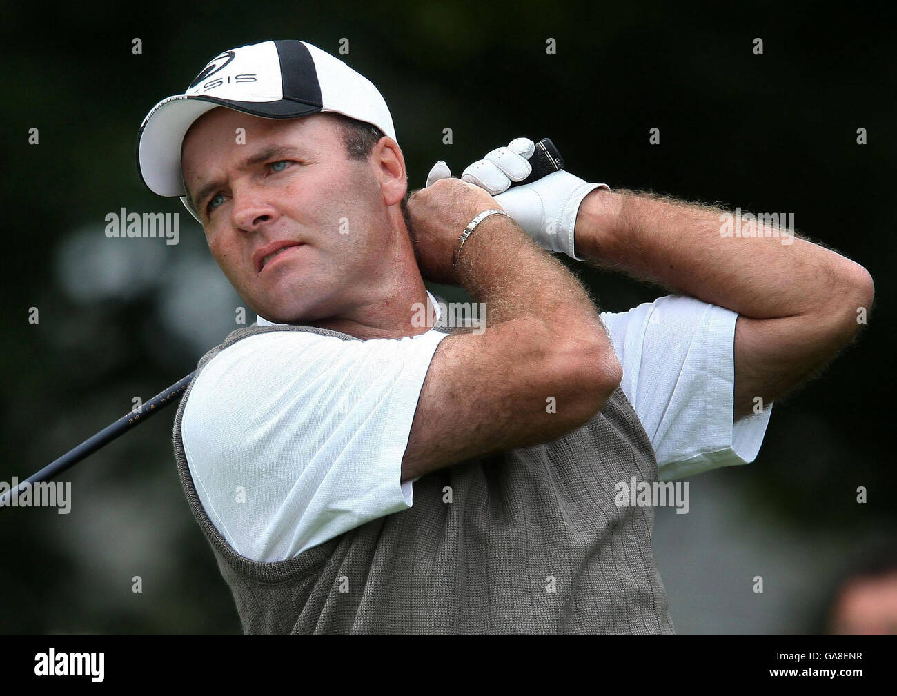 Golf Johnnie Walker Championship Day Four Gleneagles Hotel Stock