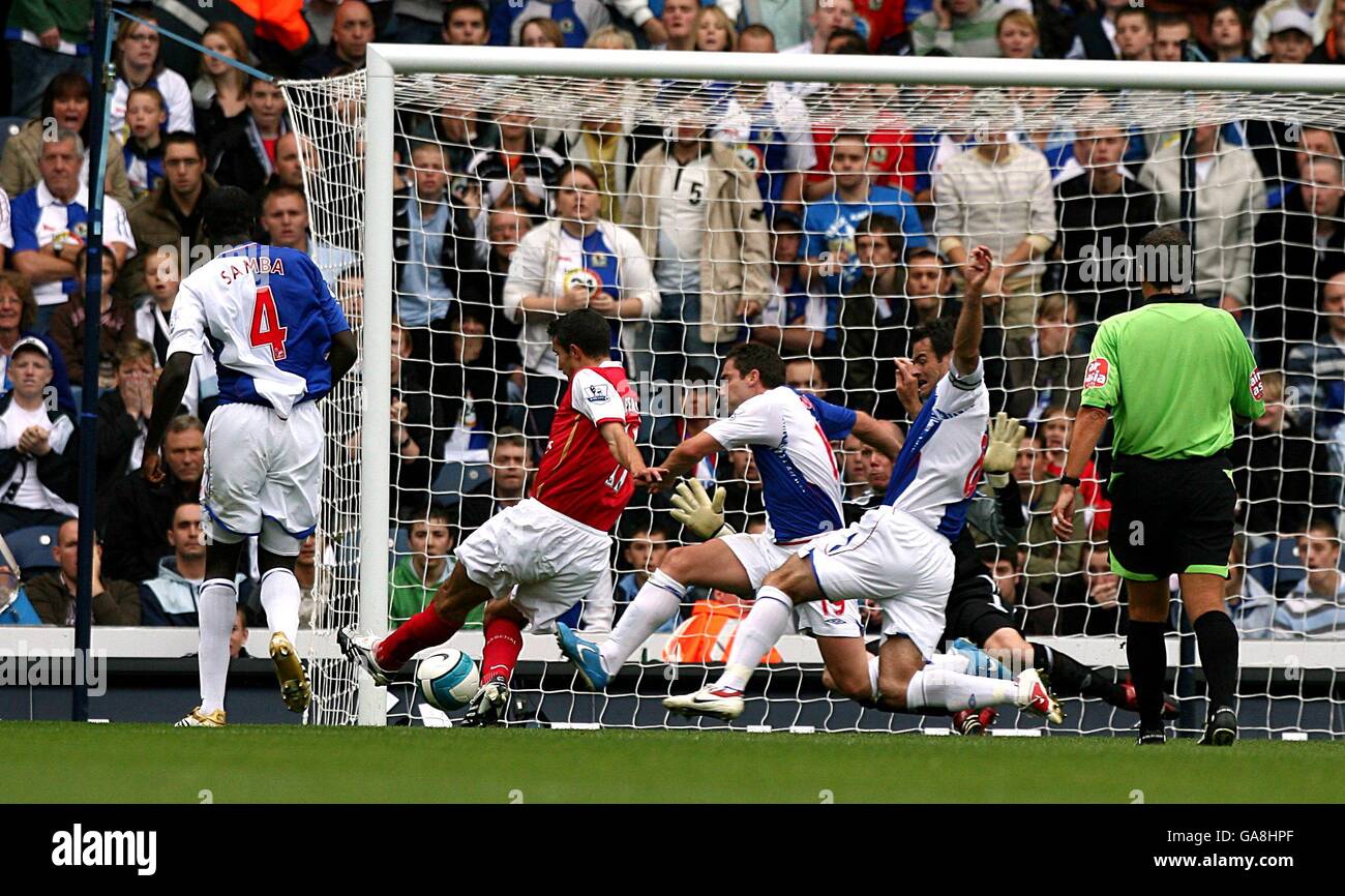 Soccer - Barclays Premier League - Blackburn Rovers v Arsenal - Ewood Park Stock Photo
