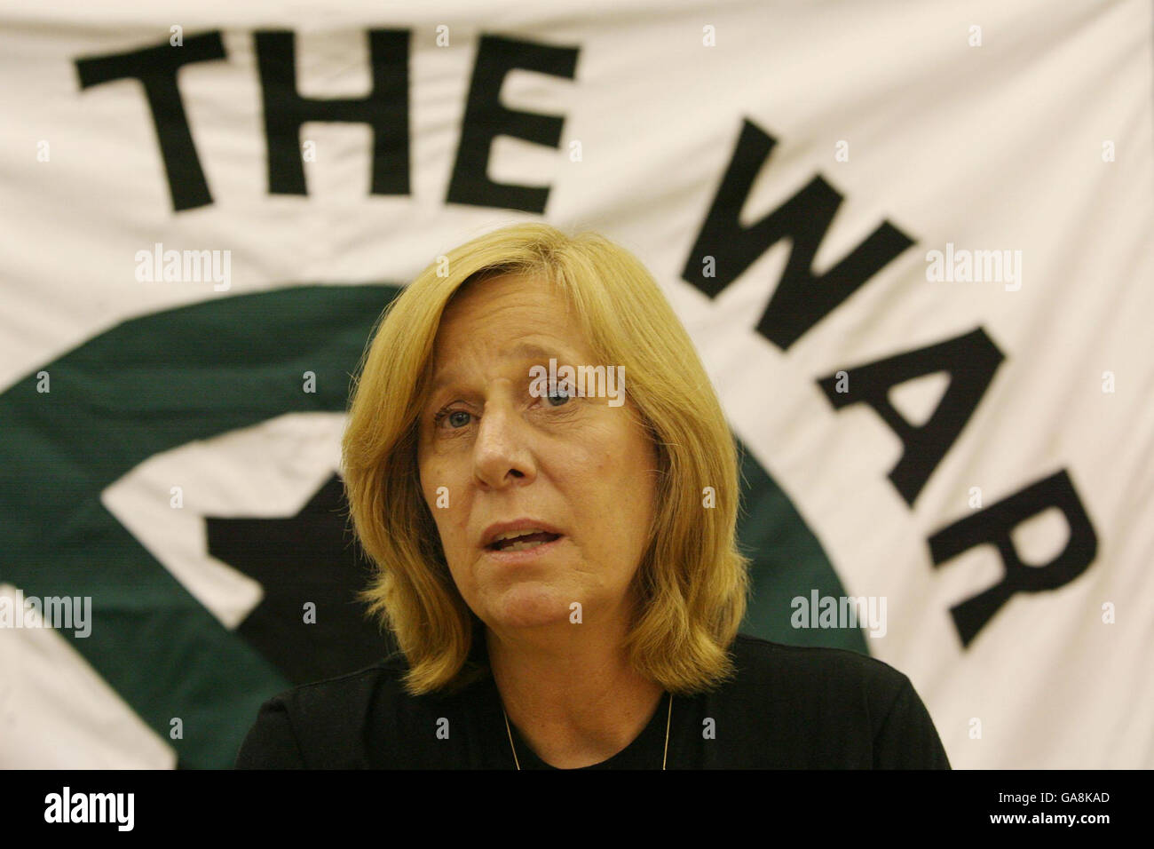 Sheehan launches Iraq solidarity coalition in the UK Stock Photo