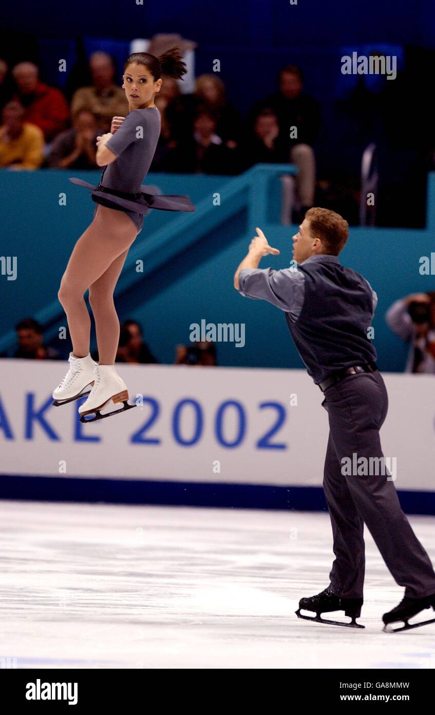 Winter Olympics - Salt Lake City 2002 - Figure Skating - Pairs Free Programme Stock Photo