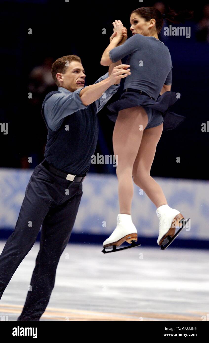 Winter Olympics - Salt Lake City 2002 - Figure Skating - Pairs Free Programme Stock Photo