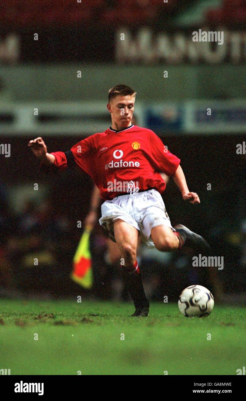 Soccer - FA Youth Cup - Fifth Round - Manchester United v Hartlepool United. Lee Lawrence, Manchester United Stock Photo