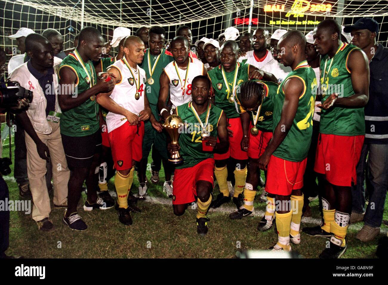 Soccer African Nations Cup Mali 2002 Final Senegal v Cameroon