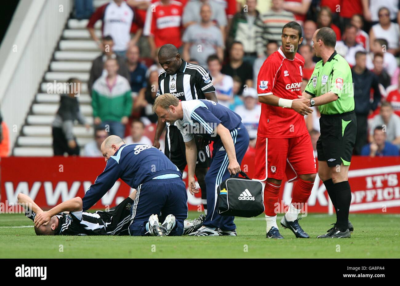 Soccer - Barclays Premier League - Middlesbrough v Newcastle United - Riverside Stadium Stock Photo