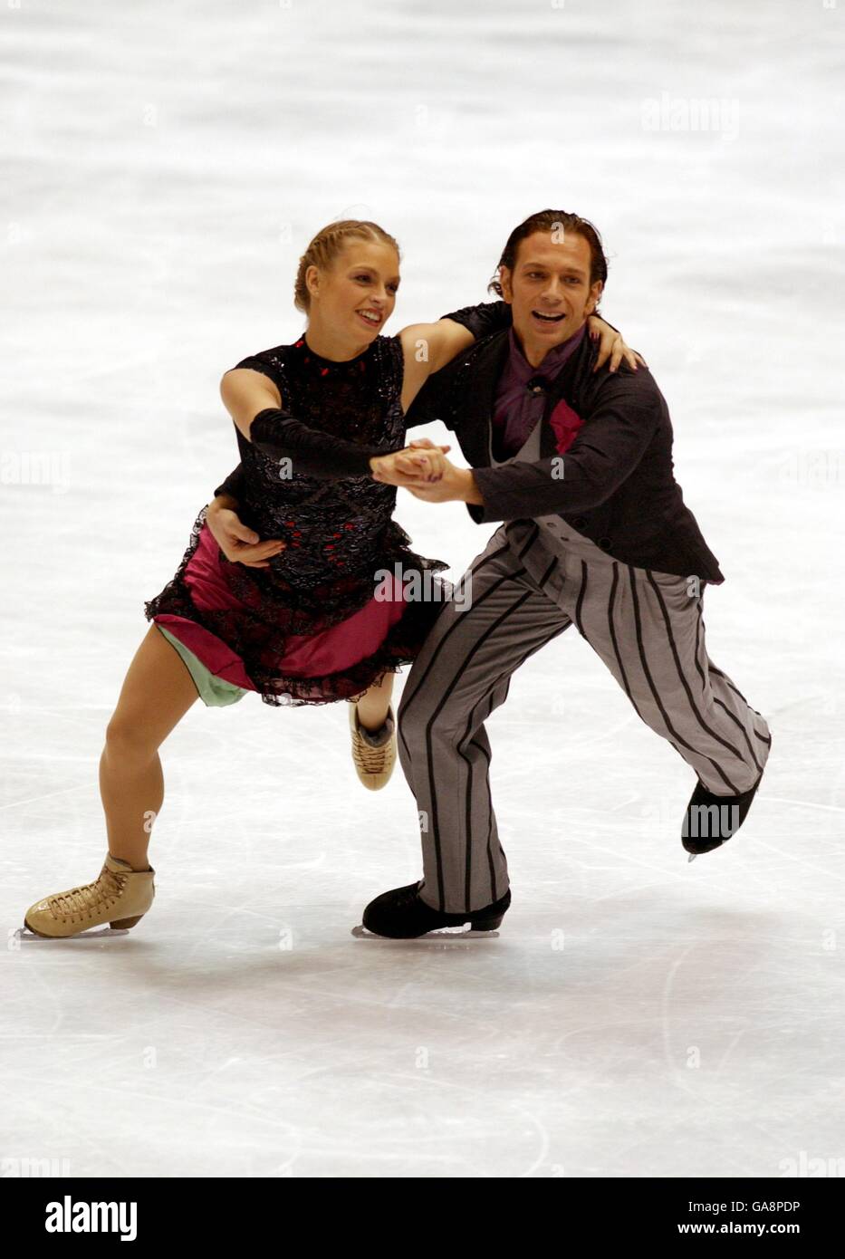 Winter Olympics - Salt Lake City 2002 - Figure Skating - Ice Dancing - Free Dance Stock Photo