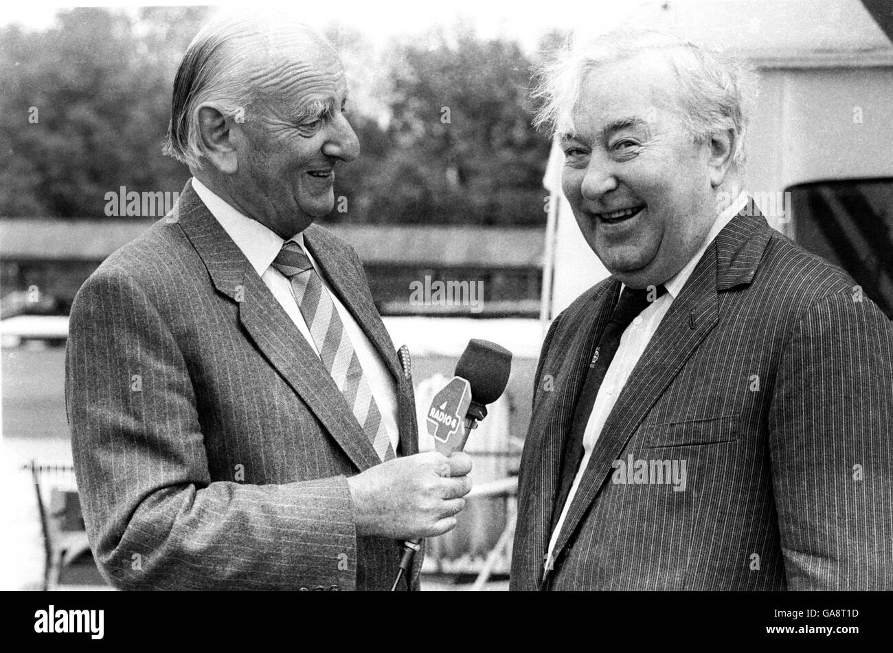 Cricket Brian Johnston Stock Photo 109603241 Alamy