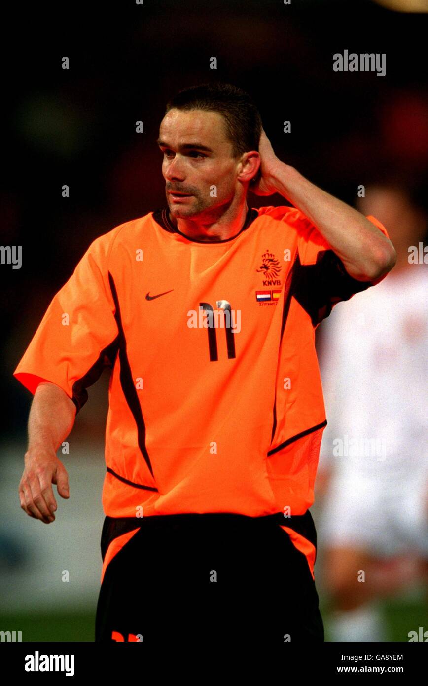 International Soccer - Friendly - Holland v Spain. Marc Overmars