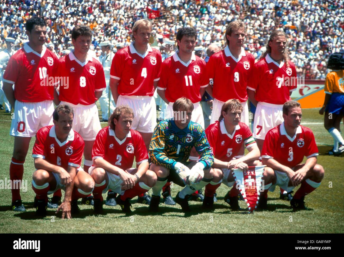 Soccer - World Cup USA 94 - Group A - Switzerland v Colombia Stock Photo