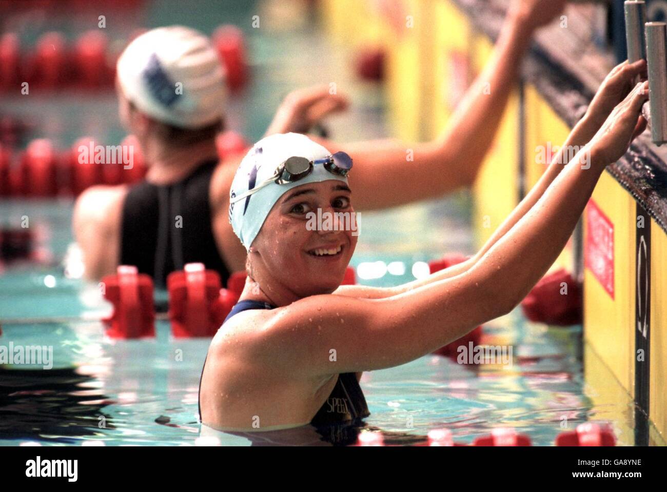 Swimming - Olympic National Swimming Trials - Ponds Forge. Karen Legg Stock Photo
