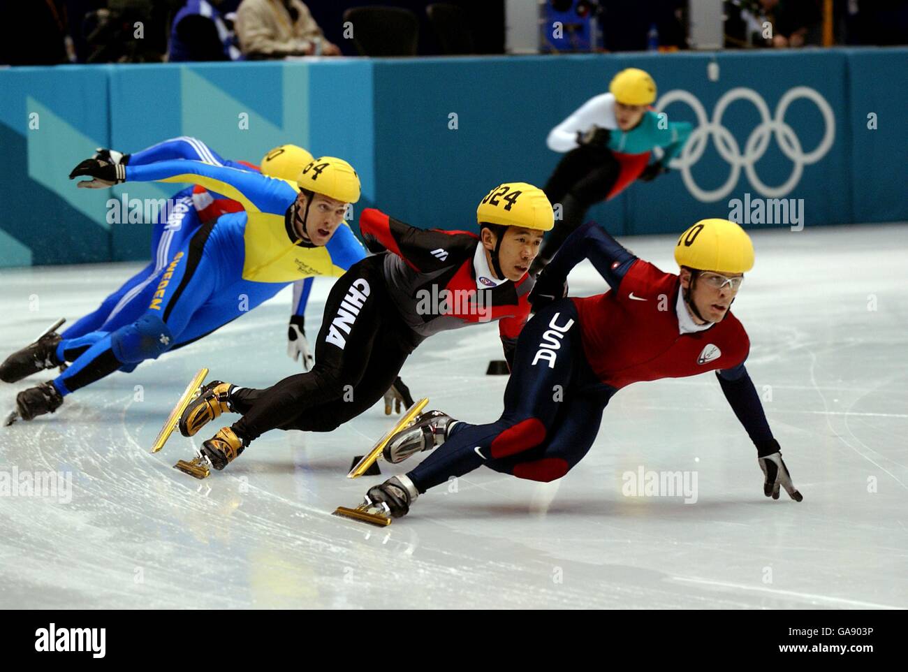 Short track speedskating olympics hi-res stock photography and images ...