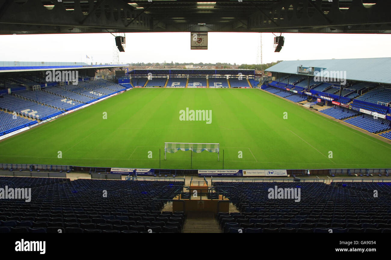 Fratton End Football stadium gv general view stck 2018wcvenues 2018wcvenues hi-res ...