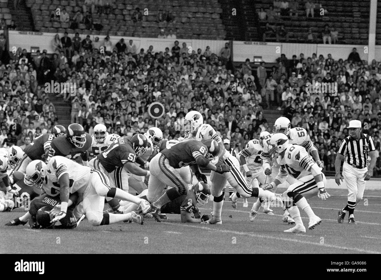 American Football - American Bowl Exhibition Match - Minnesota Vikings V St. Louis Cardinals - Wembley Stadium Stock Photo