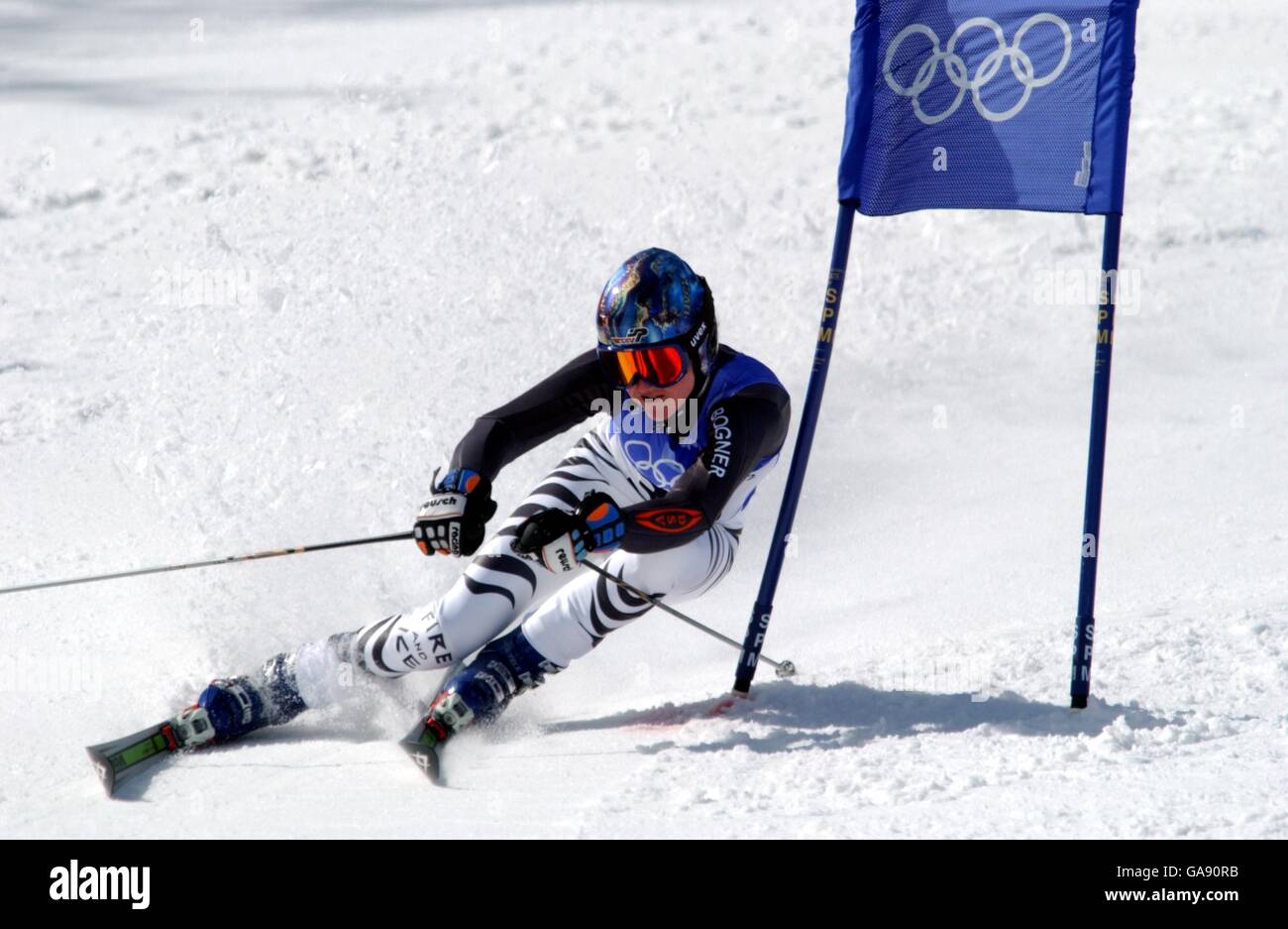 Winter Olympics - Salt Lake City 2002 - Allpine Skiing - Women's Giant Slalom Stock Photo