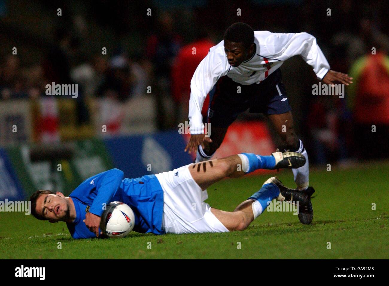 International Soccer Under 21 Friendly England v Italy Stock Photo