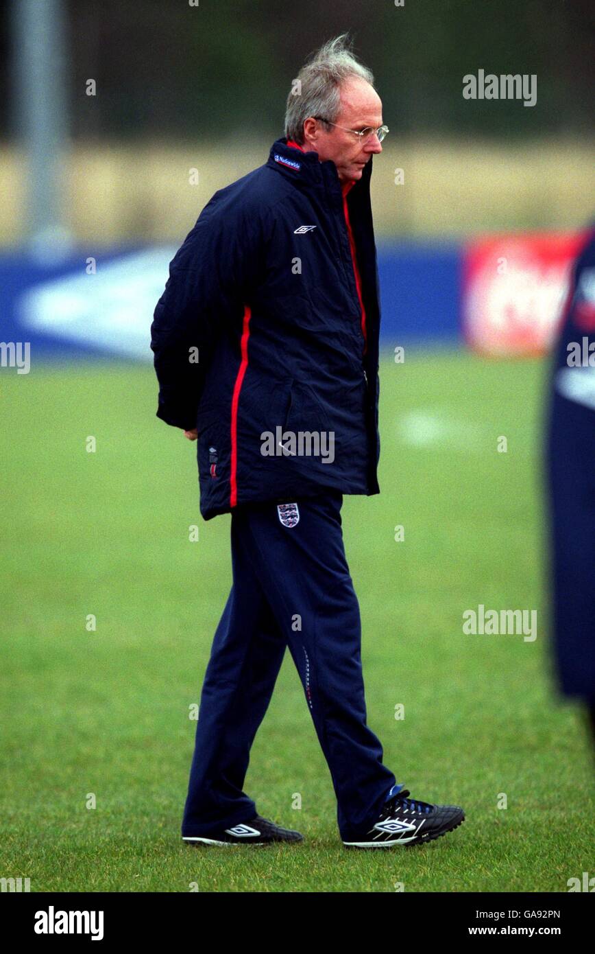 International Soccer - England Training. Sven Goran Eriksson, England ...