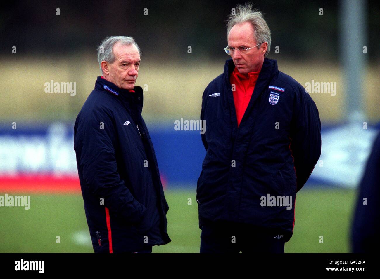 England manager sven goran eriksson with his assistant tord grip hi-res ...