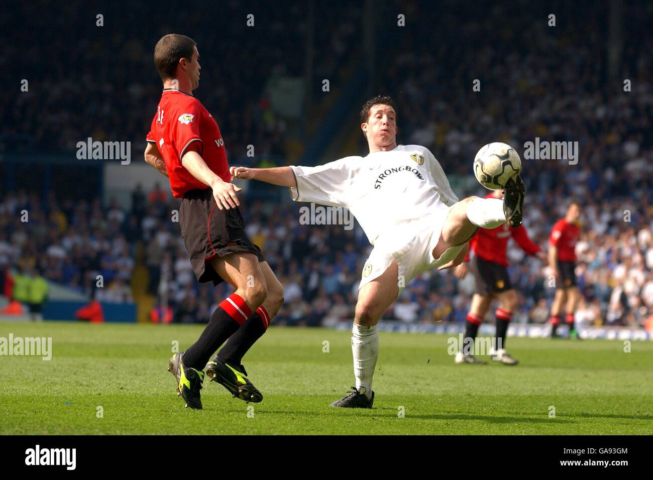 Sport football roy keane robbie fowler hires stock photography and