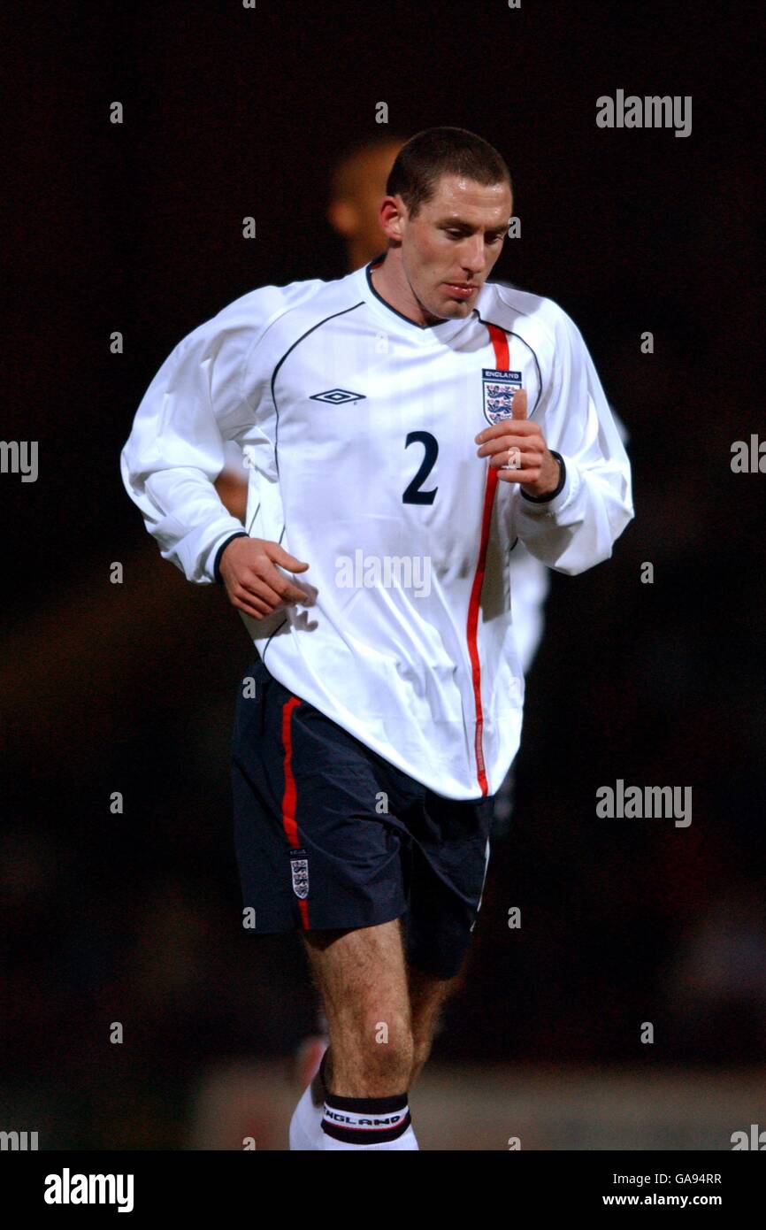 International Soccer Under 21 Friendly England v Italy. England's