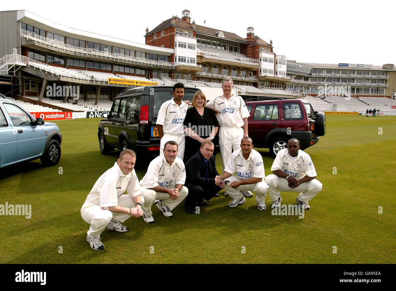 Cricket Surrey CCC Press Day Stock Photo Alamy