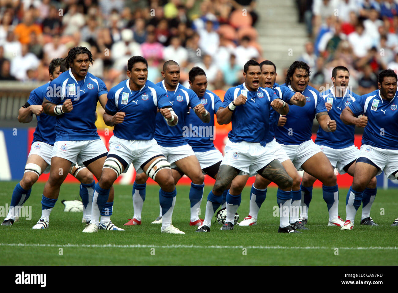 Rugby Union - IRB Rugby World Cup 2007 - Pool A - South Africa v Samoa - Parc des Princes Stock Photo