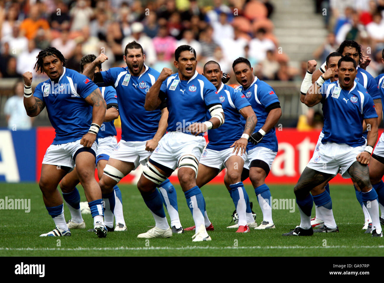 Rugby Union - IRB Rugby World Cup 2007 - Pool A - South Africa v Samoa - Parc des Princes Stock Photo