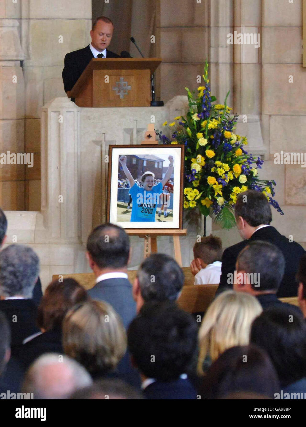 Jane Tomlinson funeral Stock Photo